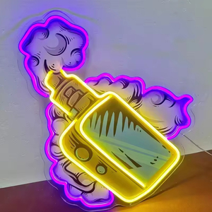 Decoración de Gimnasio con Frases Motivadoras, Arte de Pared con Luz de Neón y Elementos de Diseño con Temática Muscular - Product Image 2