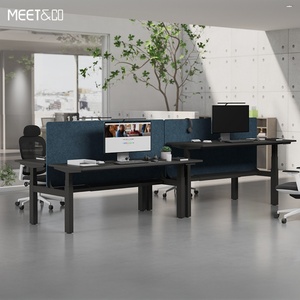 Factory Direct Wholesale Electric <b>Height</b> <b>Adjustable</b> Sit Stand up <b>Desk</b> Computer Workstation L Shape <b>Adjustable</b> <b>Desk</b> - Product Image 1