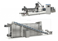 Ligne d'extrusion à double vis pour la production de riz artificiel et de grains de riz enrichis (FRK) à haute capacité