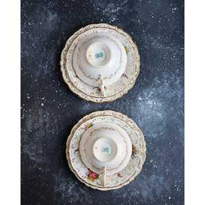 Gabriella P. Juego de Tazas de Té de Coalport del Final del Siglo XIX con Decoración Floral Rococó, Elegante Decoración de Mesa y Accesorio - Product Image 4