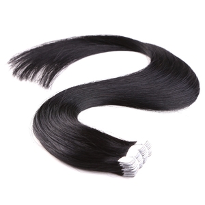 Extensions de cheveux Remy chinois 100% naturels, mini-bandes adhésives, cuticules alignées, double épaisseur, sans perte, couleur claire, cheveux raides naturels, vente en gros - Product Image 6