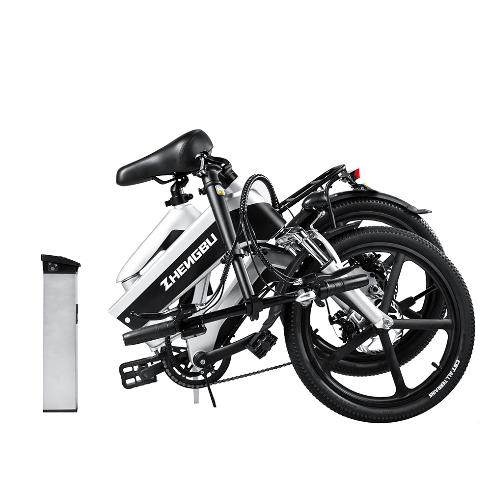 source 正步k6s 20 "镁合金折叠ebike全悬挂shimano 7速电动自行车