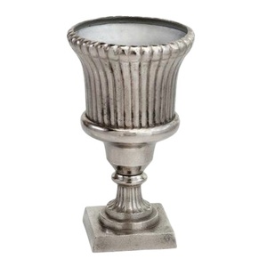 Handmade High Quality Eco-Friendly Durable Aluminum Self Watering Flower Vase Pot Indoor/Outdoor <b>Garden</b> Use Customizable Size - Product Image 1