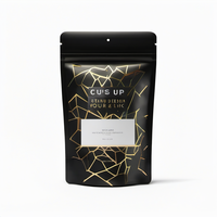 Sachet Doypack transparent à double fermeture éclair, résistant à l'humidité, pour snacks 320g, emballage alimentaire, finition soyeuse mate