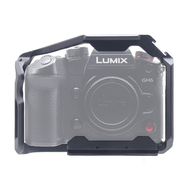 GH6 Camera Video Cage for Lumix Camera Video Filmmaking Stabilizer Rig Aluminium Alloy Extension Frame