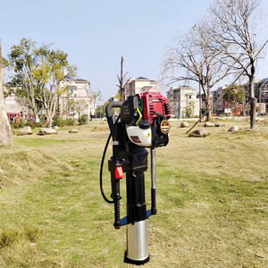 High-Power Four-Stroke Construction Pile Driver for Guardrail Flood Control Handheld Steel Railway Gasoline Pipe Base Engine - Product Image 6