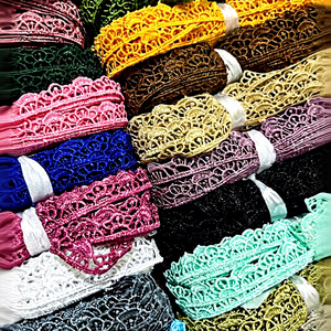 Wholesaler Embroidery Eco-Friendly Cotton Fancy Handmade Classical Lace Dress Clothing Shoes Bags OEM ODM - Product Image 1