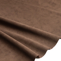Tissu en daim semi-PU extensible et élastique, idéal pour les vêtements tels que les manteaux et les pantalons
