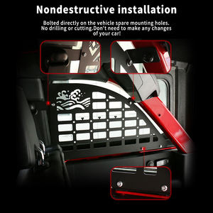 Kit Panel Gantung Organizer Braket Penyimpanan Jendela Belakang untuk Aksesori Ford Bronco 2021 2022 2 4 Pintu - Product Image 5