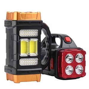 Linterna Solar de Mano Impermeable de Emergencia, Banco de Energía, Más de 1000 Lúmenes, Haz Ajustable, Recargable por USB, para Camping, Pesca y Búsqueda - Product Image 1