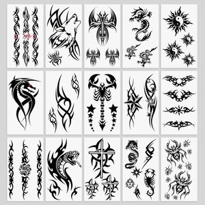 Tatuajes Temporales Semipermanentes con Tinta Herbal para Antebrazo y Pierna, Duran 2 Semanas - Product Image 1