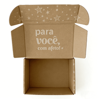 Boîte d'expédition en papier kraft avec impression offset étoilée, boîtes en carton ondulé pour cadeaux, parfums, bougies, produits d'expédition
