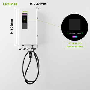 เครื่องชาร์จรถยนต์ไฟฟ้าแบบติดผนัง 20kW NACS DC สำหรับการชาร์จในเมือง พร้อมดีไซน์ที่เข้ากันได้กับเทสลา - Product Image 2