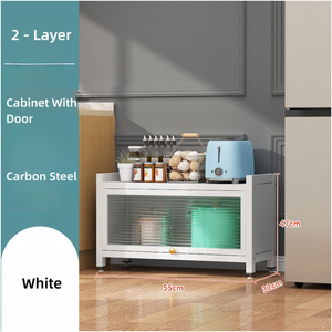 Usine Vertus personnalisée à 3 niveaux garde-manger de cuisine armoire de rangement étagère de rangement utilitaire bibliothèque micro-ondes étagère de rangement - Product Image 5