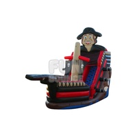Tobogán Inflable Comercial de 23 pies para Exteriores con Diseño Pirata y Material de PVC - FAN BOUNCE