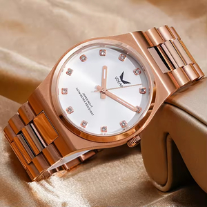 Fashionable Waterproof Quartz Movement Crystal <b>Scale</b> High Endwatch Luxury Watch for Women Simple Model Custom Logo Watches - Product Image 1