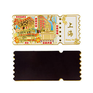 Aimants de réfrigérateur en métal de la série City personnalisés, logo exclusif, personnalisation d'aimants de réfrigérateur, fournisseur en gros de cadeaux d'aimants de réfrigérateur - Product Image 5