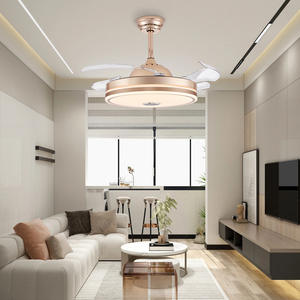 Ventilador de Techo Moderno de 42 Pulgadas, Económico, con Música por Aplicación, Luz de Ventilador de Techo para Dormitorio, Control Remoto, 72W, RGB - Product Image 4