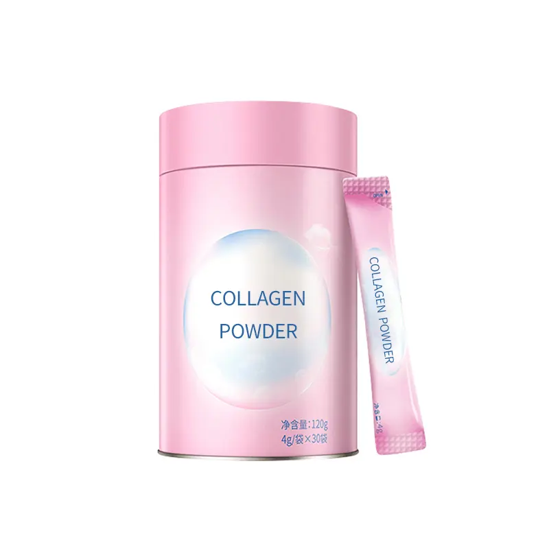 OEM collagen powder drink customized flavored bovine fish collagen marine protein powder peptide drink supplement