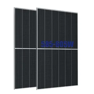 Olivgrün Energie Großhandel Mono kristalline Pv Dünnschicht Solar panel 585-605W Transparente Pv Panels für Dach