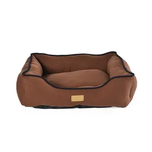 Petstar, лидер продаж, большие кровати для собак с логотипом на заказ, прямоугольная кровать для щенков, домашних животных - Product Image 3