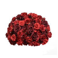 Vente en gros de coureurs et d'arrangements de fleurs pour la décoration de scène d'arc de mariage Occasions de remise de diplôme de Noël pour la fête des mères