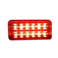 Rechteckige Blitzlichter, 12 Volt LED blinkende Warnleuchten LTDG12H