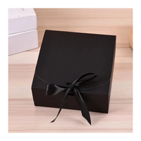 Boîte cadeau en papier pliable de luxe, imperméable, haut de gamme, recyclable, avec doublure en éponge pour cadeaux