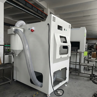 Machine de sablage manuelle et automatique à aspiration de grande taille avec cyclone collecteur de poussière 1200*1200mm 1500*1500mm