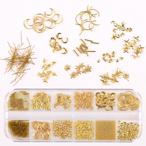12 Rejillas de Diamantes de Imitación Dorados <span class=keywords><strong>para</strong></span> <span class=keywords><strong>Uñas</strong></span> Acrílicas, Decoración de <span class=keywords><strong>Uñas</strong></span> DIY - Product Image 5