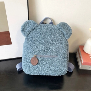 New Plush Teddy <strong>Bear</strong> <strong>Bag</strong> - Trendy <strong>Cartoon</strong>-style Backpack with Dual Shoulder Straps - Product Image 1