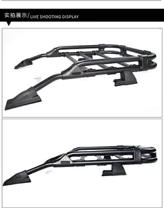 Thickened Aluminum Alloy Thickened Round Pipe Luggage Rack Roof Rail Load Luggage Roof Frame