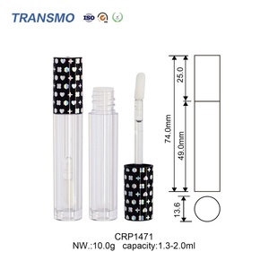 DIY Offre Spéciale Emballages Cosmétiques en Plastique Carrés Contenants Vides pour Brillant à Lèvres Tubes Personnalisés pour Brillant à Lèvres 1.3-2ml - Product Image 2