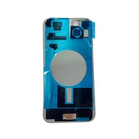 Coque arrière en verre de haute qualité avec grande ouverture pour la batterie, pièce de rechange pour iPhone 14 15 16 Pro Max