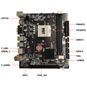 1155 hembra i3 i5 i7 Intel H81 Chipset <span class=keywords><strong>placa</strong></span> <span class=keywords><strong>base</strong></span> de escritorio con el <span class=keywords><strong>mejor</strong></span> <span class=keywords><strong>precio</strong></span> y buena <span class=keywords><strong>calidad</strong></span> OEM - Product Image 1