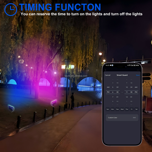 Proyector LED Inteligente para Exteriores, IP66, 100V-240V, 50W/100W, WiFi, RGB, Blanco Cálido/Frío, Regulable, Impermeable, <span class=keywords><strong>de</strong></span> Aluminio, con App <span class=keywords><strong>Tuya</strong></span> - Product Image 6