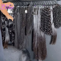 Lot de Cheveux Indiens 100% Naturels Vierge Remy, Extensions de Cheveux 100% Humains à Prix Abordable, Cheveux Naturels Vierge Indiens de Fournisseurs