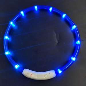 Collier LED étanche pour animaux de compagnie Collier LED pour <span class=keywords><strong>chien</strong></span> Glow in Dark Colliers lumineux réglables pour animaux de compagnie Collier LED pour <span class=keywords><strong>chien</strong></span> de sécurité de nuit Fournitures pour animaux de compagnie - Product Image 1