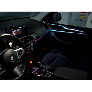 Tira de Luces LED RGBIC Premium para Ambiente Interior de Auto, Iluminación Ambiental para BMW X3/X4 2018-2024 - Product Image 2