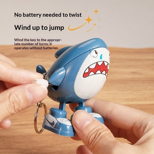 Jouet à remonter Requin Amusant, Porte-clés Requin de Dessin Animé, Pendentif Créatif, Jouets de Décompression - Product Image 4