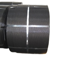 Fournisseur de post-tension de brin de béton précontraint ASTM A416 12.7MM 15.24MM Grade 270 1860MPA pour la construction