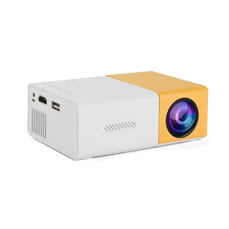 New models YG300 smart pocket outdoor LED Portable projector Projector USB HD interfaces Home Theater Video Projector