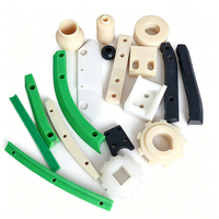 Rail de guidage linéaire en nylon MC sur mesure usiné CNC, rail coulissant en plastique à faible friction