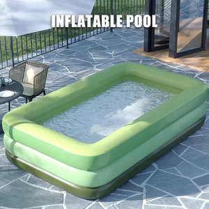 Customized Blue 260cm <strong>Rectangular</strong> 3mm Thick PVC Outdoor <strong>Swimming</strong> <strong>Pool</strong> Chair Portable All Ages Summer Recreation Family Usage - Product Image 4