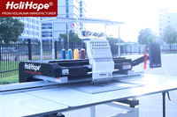 Vente directe usine Grande machine à broder Holihope à tête unique 15 aiguilles 500*1200mm pour broderie 3D et logo personnalisé