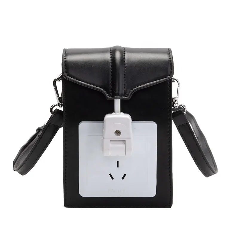 custom instagram designer socket plug bags 2022 tiktok creppy style women and men cross body shoulder mobile phone purses
