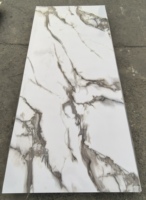 Panneau mural en PVC marbré gaufré effet pierre SONSILL 1220*2440, laminé UV, pour décoration