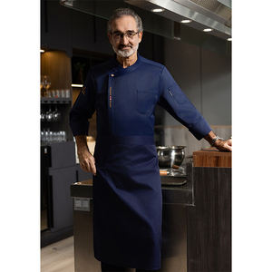 Ensemble d'uniformes de cuisine pour chef Pâtissier Cosy Chef Outfit Restaurant Bar Hotel avec manteaux de chef non déformés Dobby Fabric Antifouling - Product Image 6