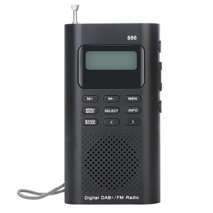 Công Nghệ Cao Kích Thước Bỏ Túi Tự Động Quét Preset Trạm LCD Hiển Thị DAB + FM Đồng Hồ Báo Thức Đài Phát Thanh Với Đèn Pin LED - Product Image 4