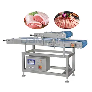 Auto Butchery Equipment Thin Slice Tenderloin Salmon Pork Meat Liver Food Strip Cutting Slicer Cutter Machine Meat Commercial